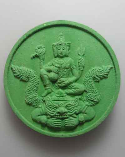 *** อุดมทรัพย์ ๙,๐๐๐ ล้าน *** เนื้อเขียว ขนาด ๕.๕ ซม. วัดอุดมรังษี กรุงเทพฯ