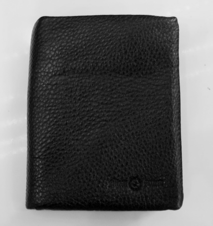 กระเป๋าสตางค์ 15/16 หนังแท้ สีดำ