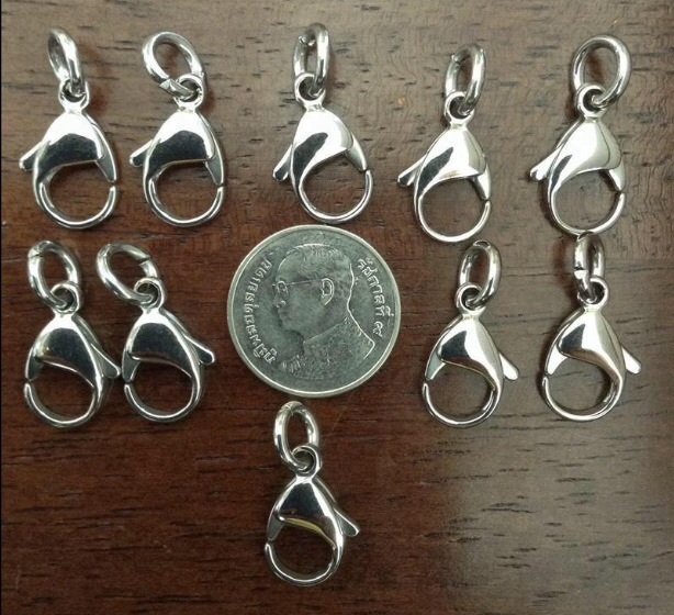  สปริงก้ามปู แบบ สแตนเลสห่วง แข็งแรง หมดกังวล จำนวน 10 ตัว 23 0 บาท ส่งฟรี ขนาด 0.9 มม ยาว 1.7 ซม