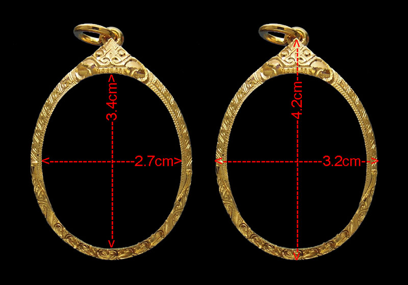 กรอบทองหนาหนา ยกซุ้มบน+ล่าง มือ1ใส่ เหรียญห่วงเชื่อม ลป.ทิม วัดละหารไร่ จ.ระยอง