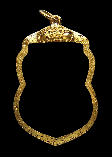 กรอบทอง ยกซุ้ม มือ1ใส่ เหรียญเสมารุ่น3, พุฒซ้อน, เลื่อนสมณศักดิ์, หัวโต หลวงปู่ทวด วัดช้างให้ จ.ปัตต