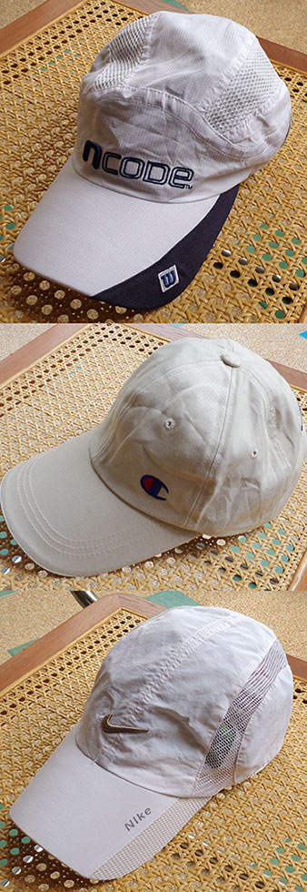 หมวก 3 ใบ WILSON + CHAMPION + NIKE สวยๆยกชุดครับ