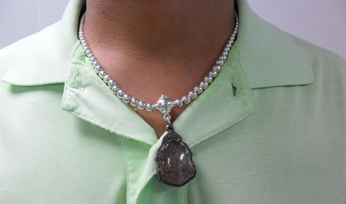 สร้อยเม็ดเงินแท้92.5%สวยๆเท่ห์ๆ