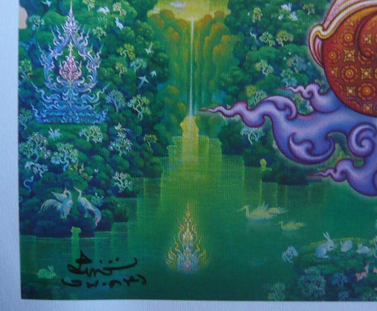 ขออนุญาตท่านอ.เฉลิมชัย โฆษิตพิพัฒน์... เสนอภาพพิมพ์พระพิฆเนศ ขนาดเล็ก (48 * 69 ซม.)