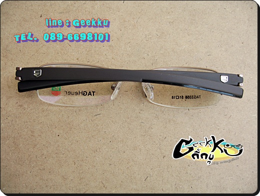 กรอบ แว่นตา Tag (Tag-03) ทรงครึ่งกรอบสีน้ำตาล 