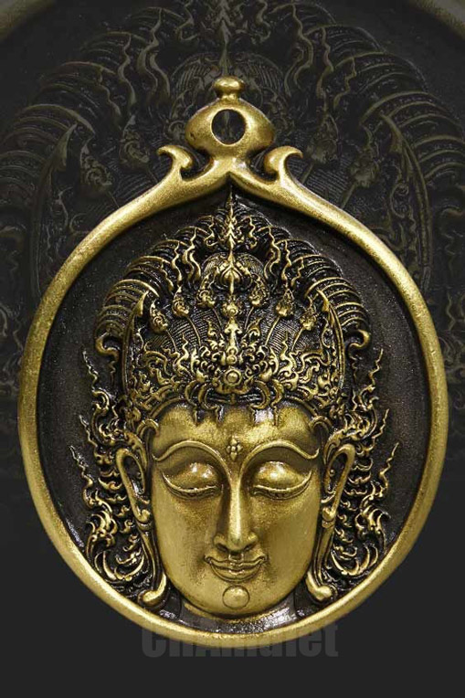 พระโพธิสัตว์ประทานความสุข เนื้อทองเหลือง ที่ระลึก 58 ปี อ.เฉลิมชัย อุปกรณ์ครบ