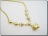 สร้อยคอเนื้อทองเหลืองแท้