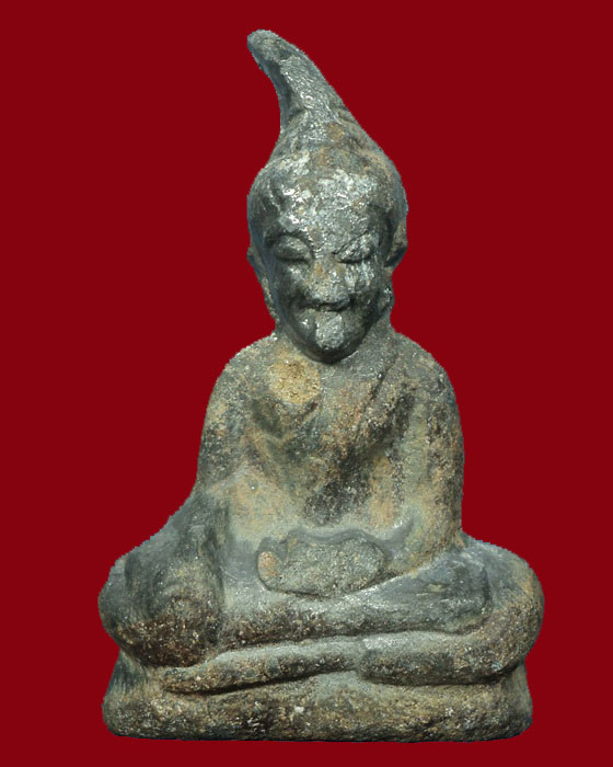 พระท่ากระดาน หน้าฤาษี หลวงพ่อนารถ วัดศรีโลหะฯ กาญจนบุรี