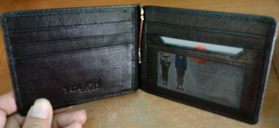 กระเป๋าสตางค์แบบหนีบแบงค์ บาง พกง่าย