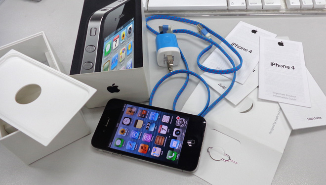 iPhone 4 ของแท้ 16GB Black สวยเทพ ยกชุด