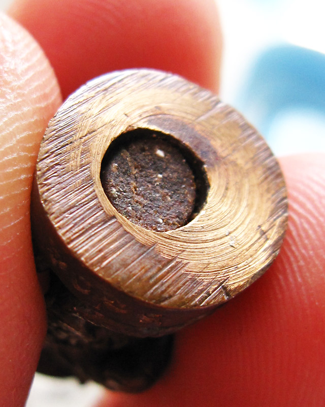 หนุมานมหาปราบไพรี หลวงปู่บัว ถามโก เนื้อสัมฤทธิ์ ก้นอุดผงผสมสีผึ้งหลวงปู่บัว กล่องเดิม