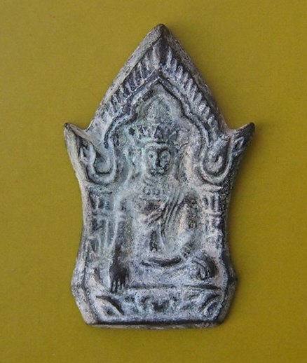***เคาะเดียวแดง***พระยอดขุนพล เนื้อตะกั่ว หลังยันต์ (ไม่ทราบที) 