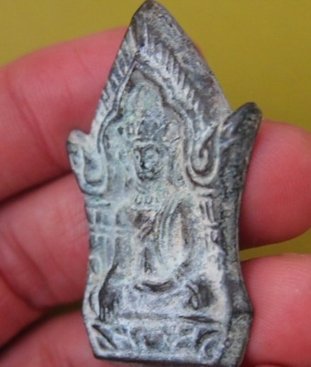***เคาะเดียวแดง***พระยอดขุนพล เนื้อตะกั่ว หลังยันต์ (ไม่ทราบที) 
