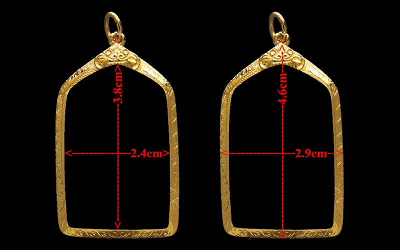 กรอบทอง ยกซุ้ม มือ1ใส่ เหรียญห้าเหลี่ยม หลวงปู่ทวด วัดช้างให้ จ.ปัตตานี 2508 น้ำหนัก2.42กรัม