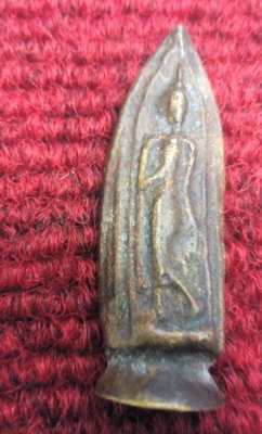 พระลีลาหลวงพ่อซวง วัดชีปะขาว จ.สิงห์บุรี พิมพ์ฐานตุ้ม