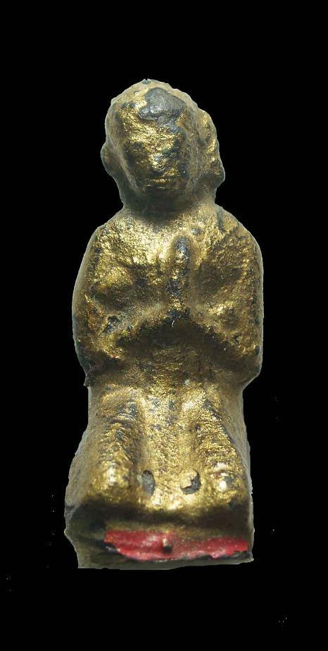 พระโมคคัลลาลอยองค์ ลงรักปิดทองเดิมๆสมัยอยุธยาปลายๆ