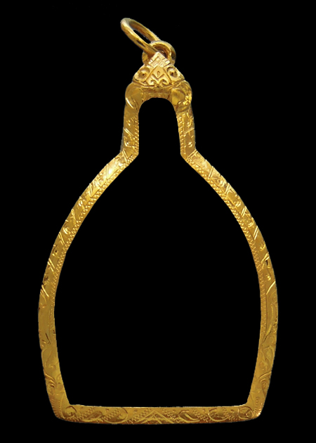 กรอบทอง ยกซุ้ม มือ1ใส่พระเจ้าสัว1, 2, 3 วัดกลางบางแก้ว จ.นครปฐม น้ำหนัก2.62กรัม