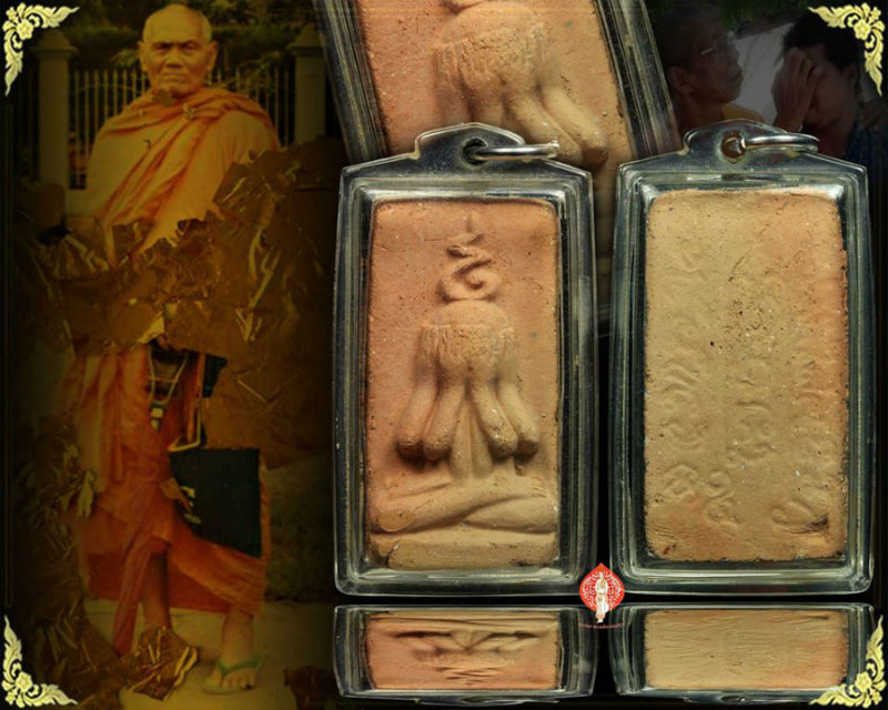 หลวงพ่อเจิม อชิโต วัดหอยราก " เนื้อหาออก โทนส้มๆ สวยๆ " สุดยอดพระกรุ ปี 99