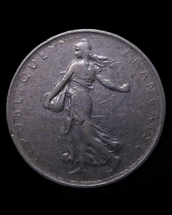 เหรียญต่างประเทศ 1 FRANC 1960