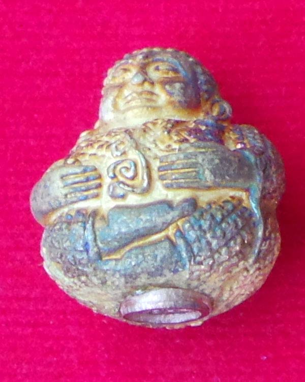 ลูกอมพระสังกัจจายน์  หลวงพ่อพูล  วัดไผ่ล้อม  เนื้อสัมฤทธิ์