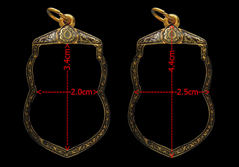 กรอบทองลงยา มือ1ใส่ เหรียญเลื่อน2 49,53 100ปี 101ปีหลวงพ่อทวด วัดช้างให้ ปัตตานี น้ำหนัก3.92กรัม