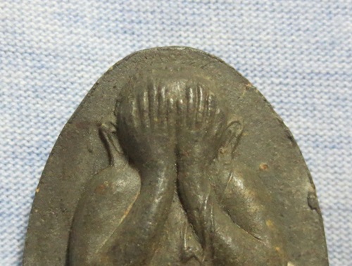 สวยกริ๊ป เนื้อช็อกโกแลต ... จัมโบ้ 2 เนื้อใบลาน หลวงปู่โต๊ะ + บัตรรับรอง