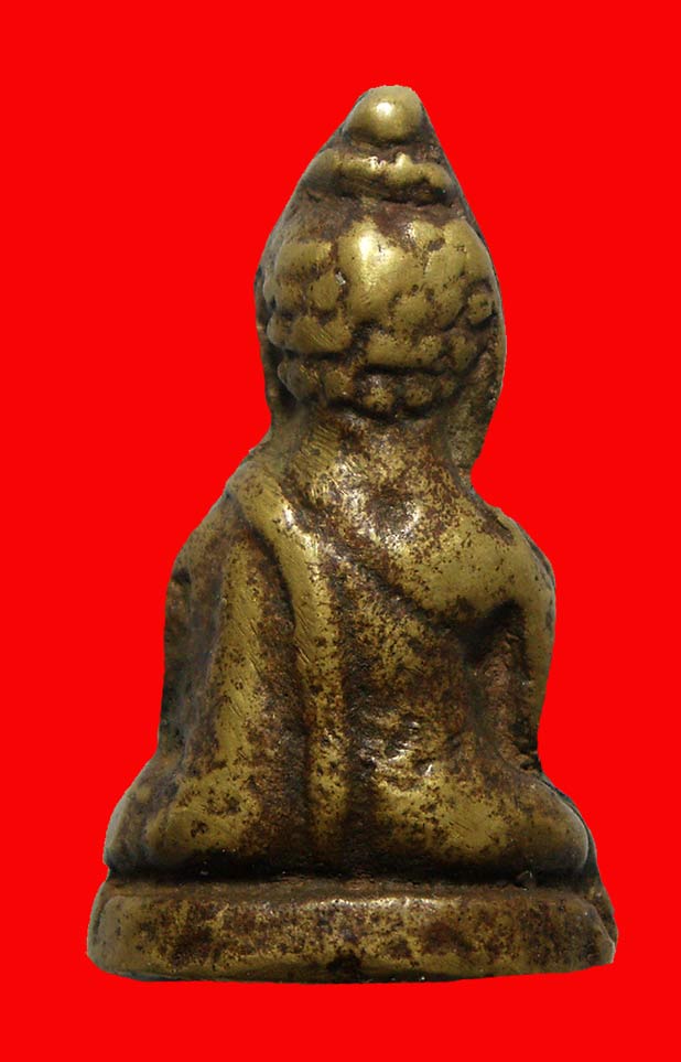 พระชัยวัฒน์พระครูสอน วัดมักกะสัน กทม. เนื้อทองผสม