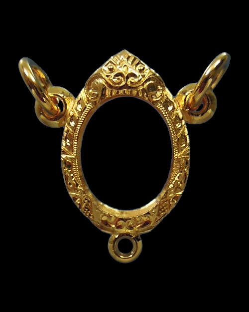 ตลับทองคำ3ห่วง ยกซุ้มบน+ล่าง มือ1ใส่เหรียญเม็ดแตง 06, 08หลวงปู่ทวด วัดช้างให้ จ.ปัตตานี6.63กรัม