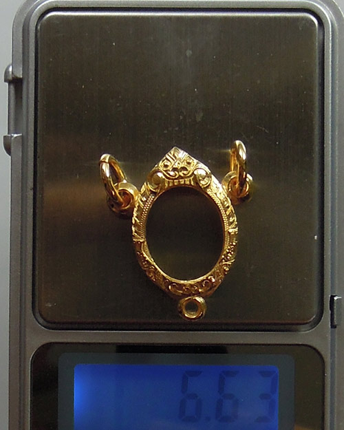 ตลับทองคำ3ห่วง ยกซุ้มบน+ล่าง มือ1ใส่เหรียญเม็ดแตง 06, 08หลวงปู่ทวด วัดช้างให้ จ.ปัตตานี6.63กรัม