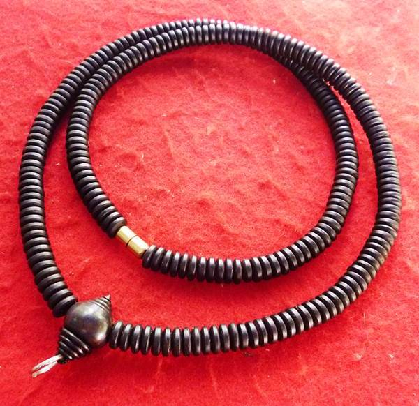 สร้อยกะลาตาเดียว ความยาว 28 นิ้ว หัวขุนไม้มงคล