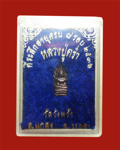 100.- ปรกจ้อย หลวงปู่คร่ำ วัดวังหว้า ปี 2536 พระบ้าน สวย คม ชัด พร้อมกล่อง