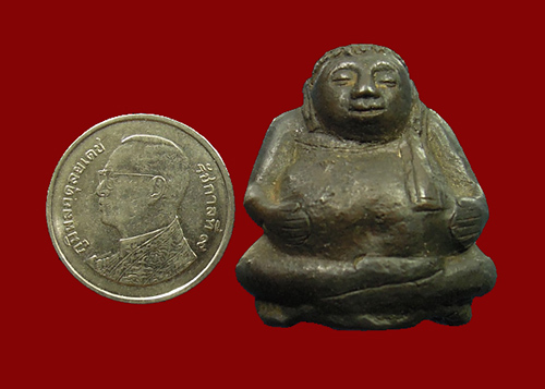 รูปหล่อหลวงพ่อพระสังกัจจายน์ สมัยอยุธยาตอนต้น สภาพสวยมากมาก+เลี่ยมทองหนาหนาครับ