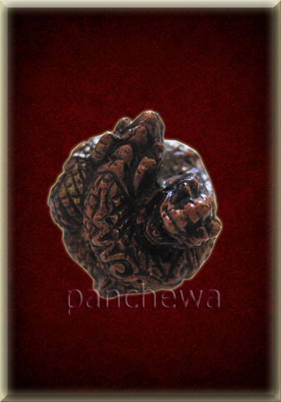 พญานาคเกี้ยว พิมพ์เล็ก หลวงปู่คำพัน ปี 2545 