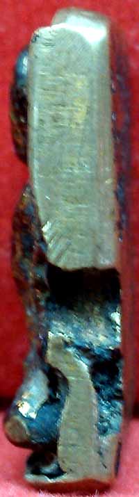 *พิมพ์สมาธิ หล่อโบราณ รัตนโกสินทร์ ตัดเดี่ยว เนื้อทองผสม*