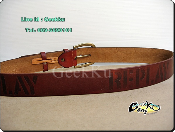 เข็มขัด Replay หนังแท้ทั้งเส้น