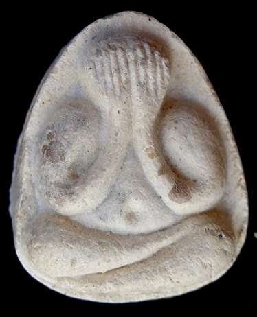  พระปิดตามหาเสน่ห์ หลังยันต์พุทโธ เนื้อเกสร 