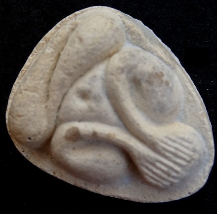  พระปิดตามหาเสน่ห์ หลังยันต์พุทโธ เนื้อเกสร 