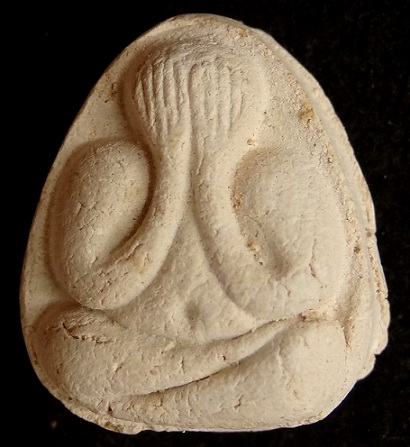 พระปิดตามหาเสน่ห์ หลังยันต์พุทโธ เนื้ออิทธิเจ 