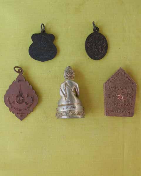 พระกริ่งโปร่งฟ้า เนื้อนวะแก่เงิน ชุดกรรมการ(5องค์)"รุ่นพระกริ่งโปร่งฟ้ามหาเศรษฐี"หลวงปู่คำบุ 