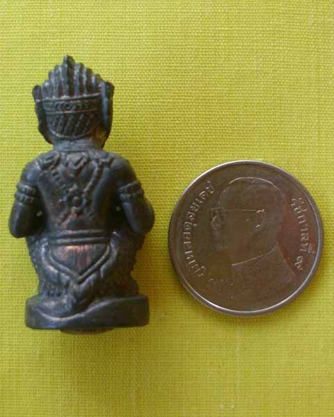 หนุมานทรงฤทธิ์เรืองเดช หลวงปู่คำบุ คุตฺตจิตฺโต วัดกุดชมภู จ.อุบล เนื้อชนวนอุดผงมวลสาร**เคาะเดียว**