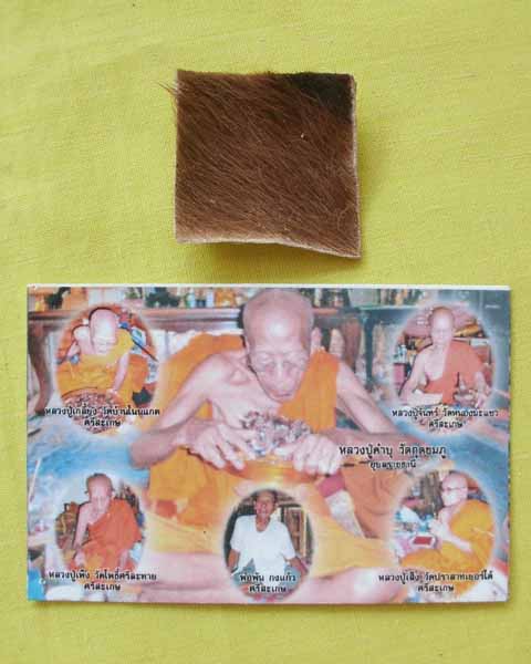 แผ่นหนังเสือพยัคราช ๕ มหาอำนาจ กรรมการ  ล.ป.คำบุ "รุ่นเสาร์๕" ปี53 เคาะเดียว 1 