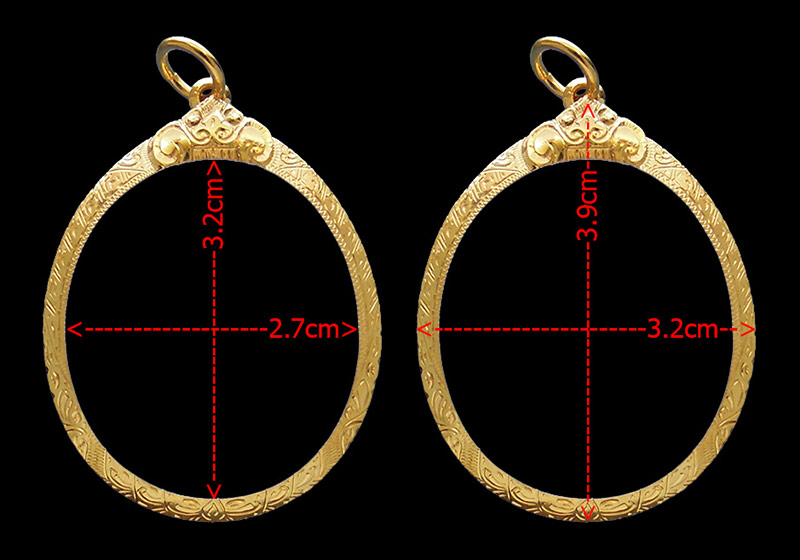 กรอบทอง ยกซุ้ม ใส่ เหรียญรุ่น9 พระอาจารย์ฝั้น อาจาโร วัดป่าอุดมสมพร จ.สกลนคร น้ำหนัก2.29กรัม