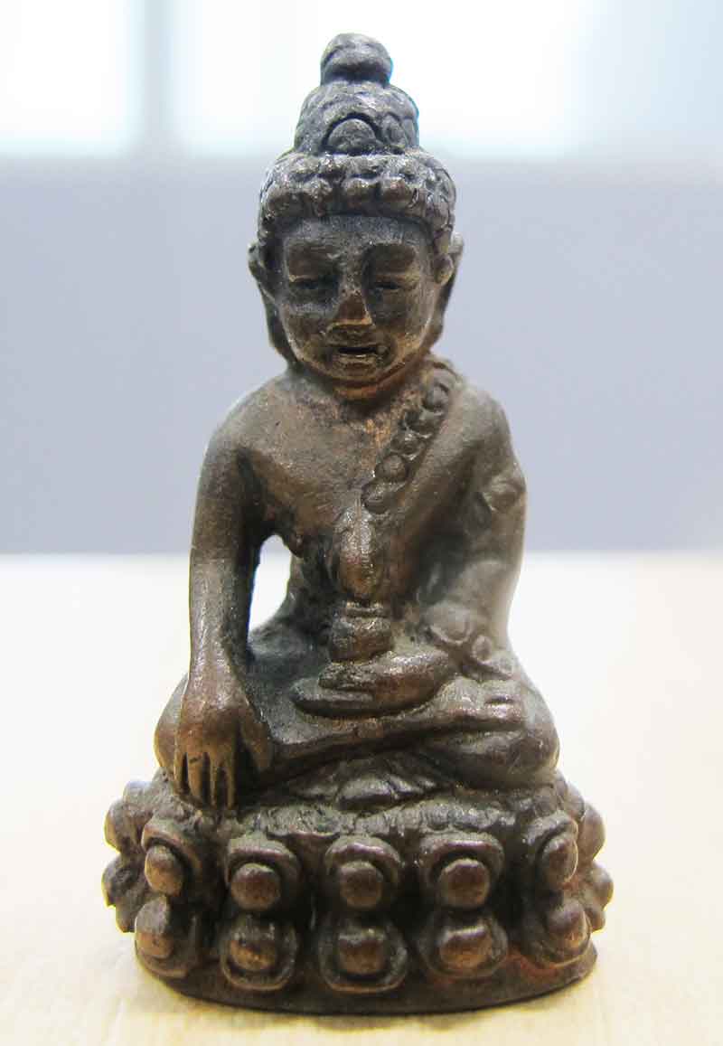 พระกริ่ง ทหารช่าง หลวงปู่ชอบ วัดเขารังเสือ จ.ราชบุรี เนื้อนวะโลหะ