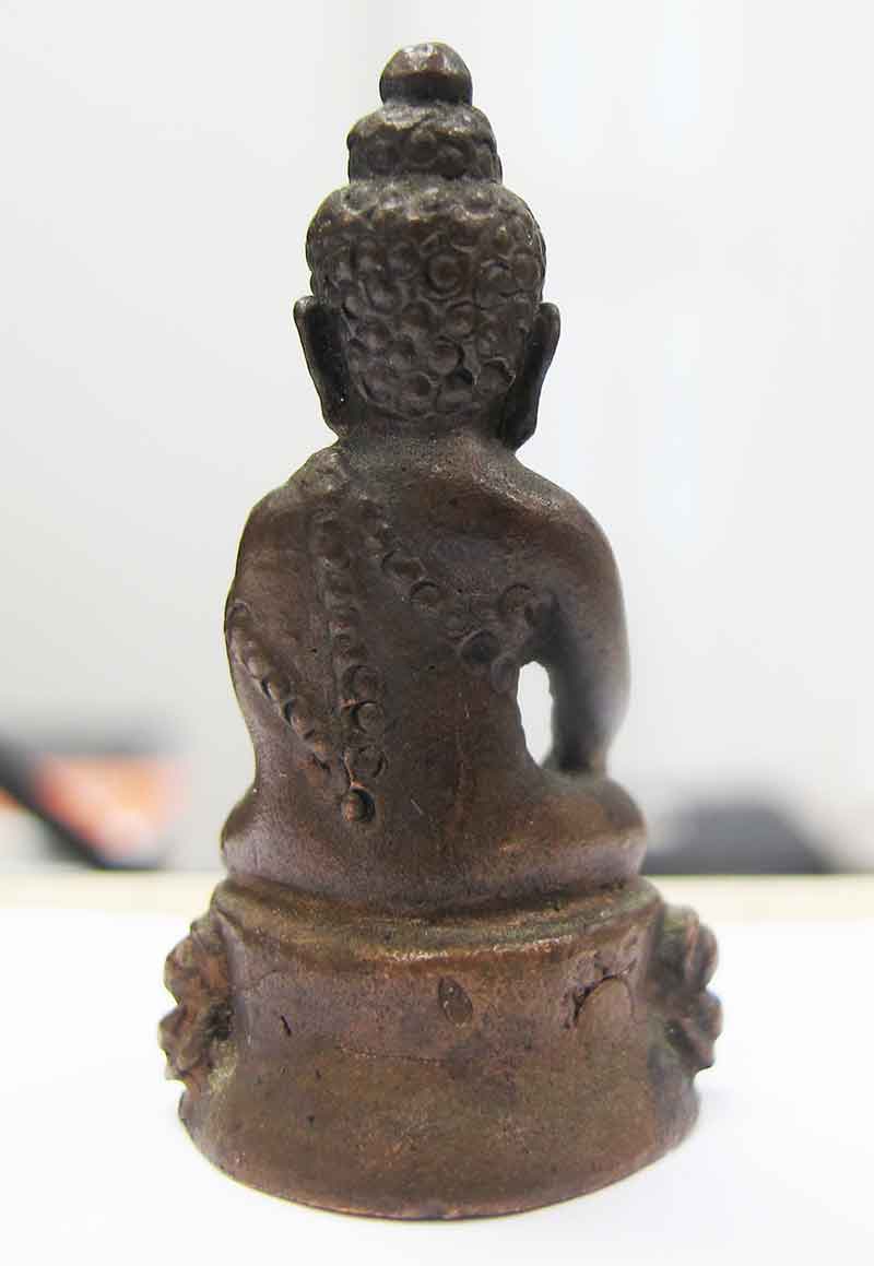 พระกริ่ง ทหารช่าง หลวงปู่ชอบ วัดเขารังเสือ จ.ราชบุรี เนื้อนวะโลหะ