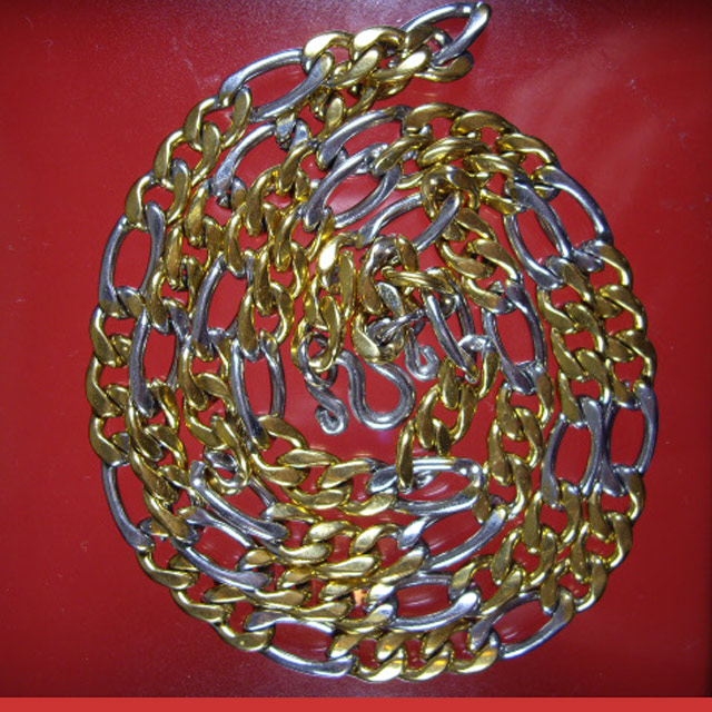 สร้อยสเตนเลสสองกษัตริย์  สวยลายทันสมัยความยาว 26 นิ้ว