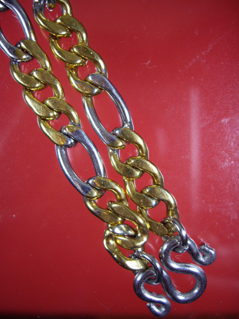 สร้อยสเตนเลสสองกษัตริย์  สวยลายทันสมัยความยาว 26 นิ้ว