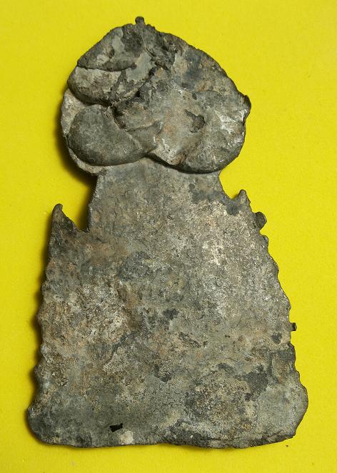 พระแท้ดูง่าย พระกรุวัดราชบูรณะ จ.อยุธยา เนื้อชินเงิน พิมพ์ซุ้มโพธิ์ใหญ่