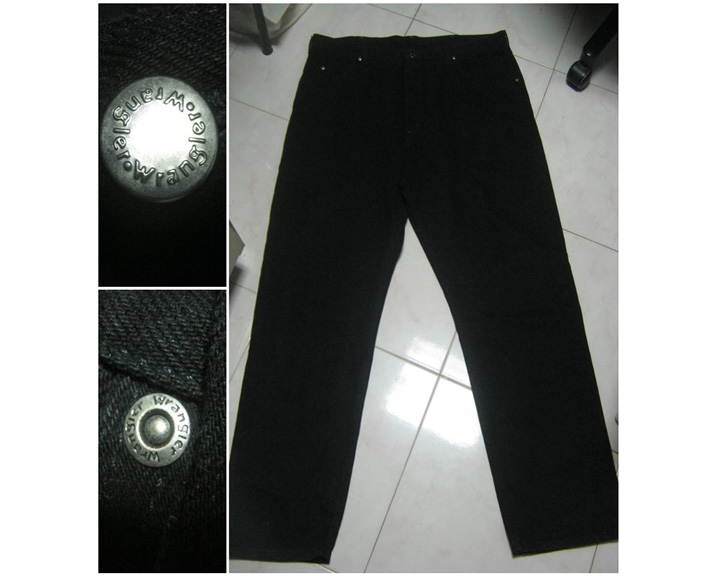 กางเกง JEANS WRANGLER สีดำ