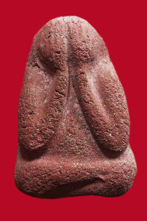 ปิดตาจัมโบ้เนื้อแดง (ตะไบทอง) หลวงพ่อแดง วัดเขาบันไดอิฐ