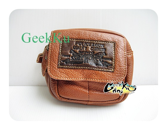 กระเป๋าหนังแท้ เอาไว้ร้อยหูเข็มขัดใส่เหน็บเอวค่ะ